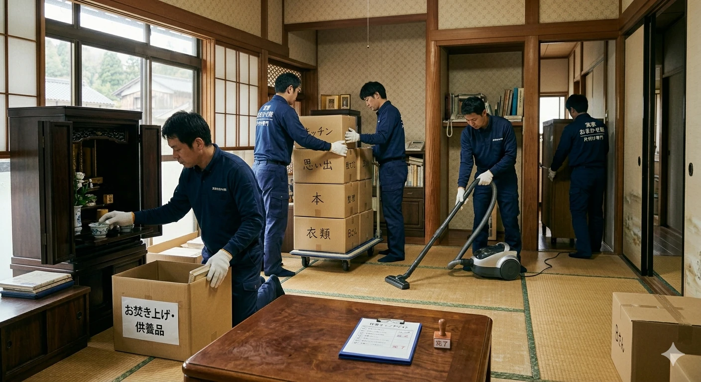実印と書類だけでOK。プロが伴走する「おまかせ実家整理」。