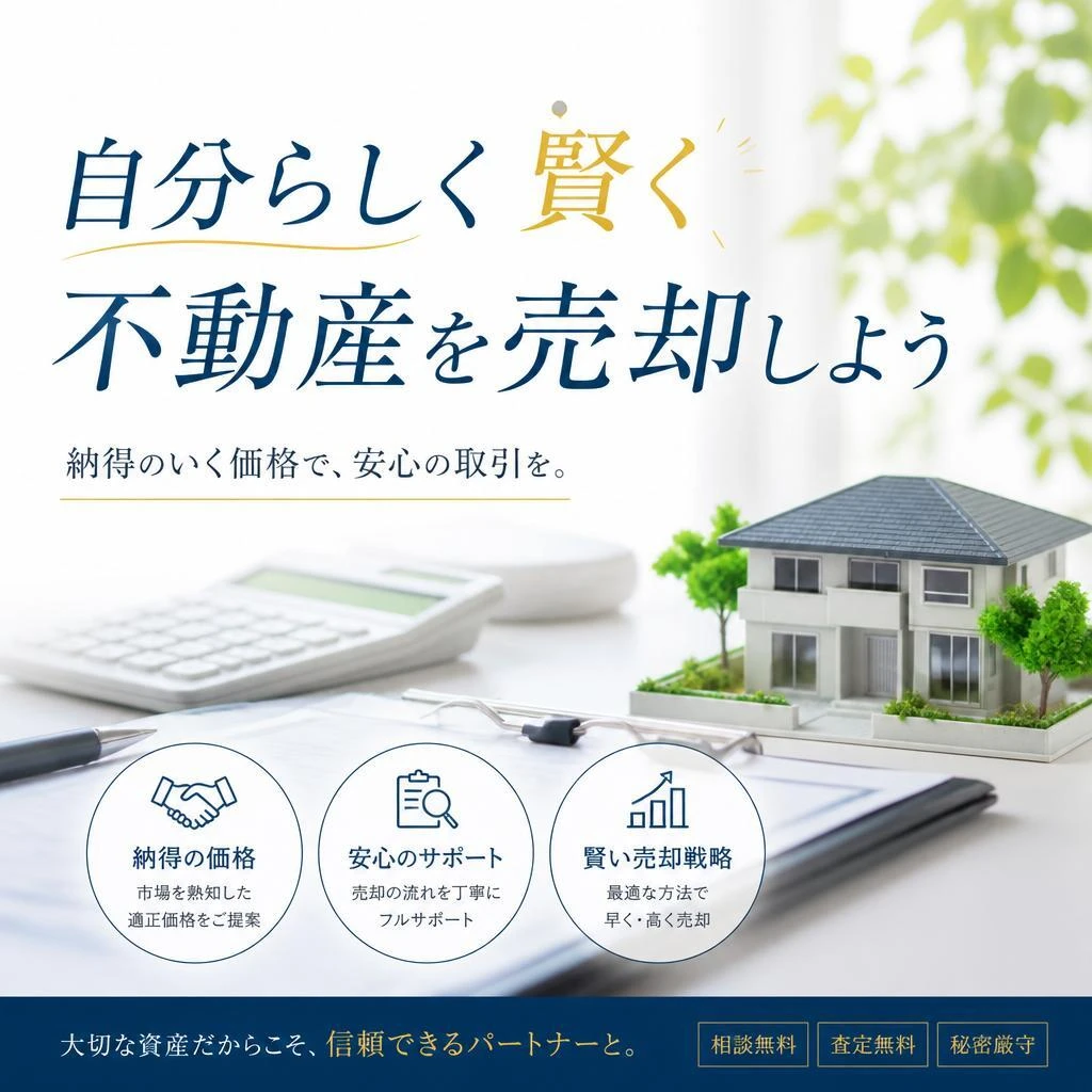 自分らしく賢く不動産を売却しよう