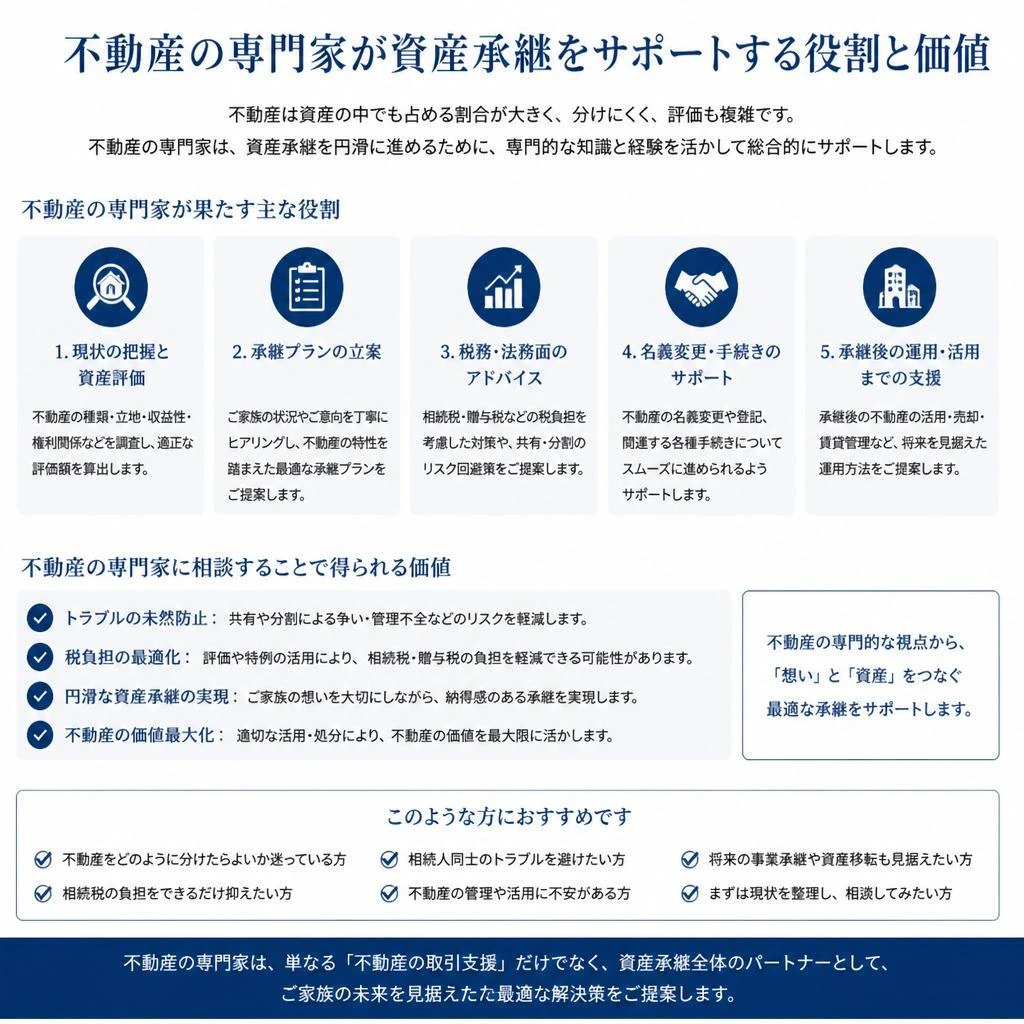 専門家によるサポート