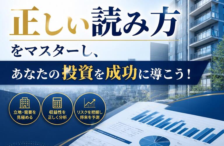 収益物件の「正しい読み方」をマスターし、あなたの投資を成功に導こう！