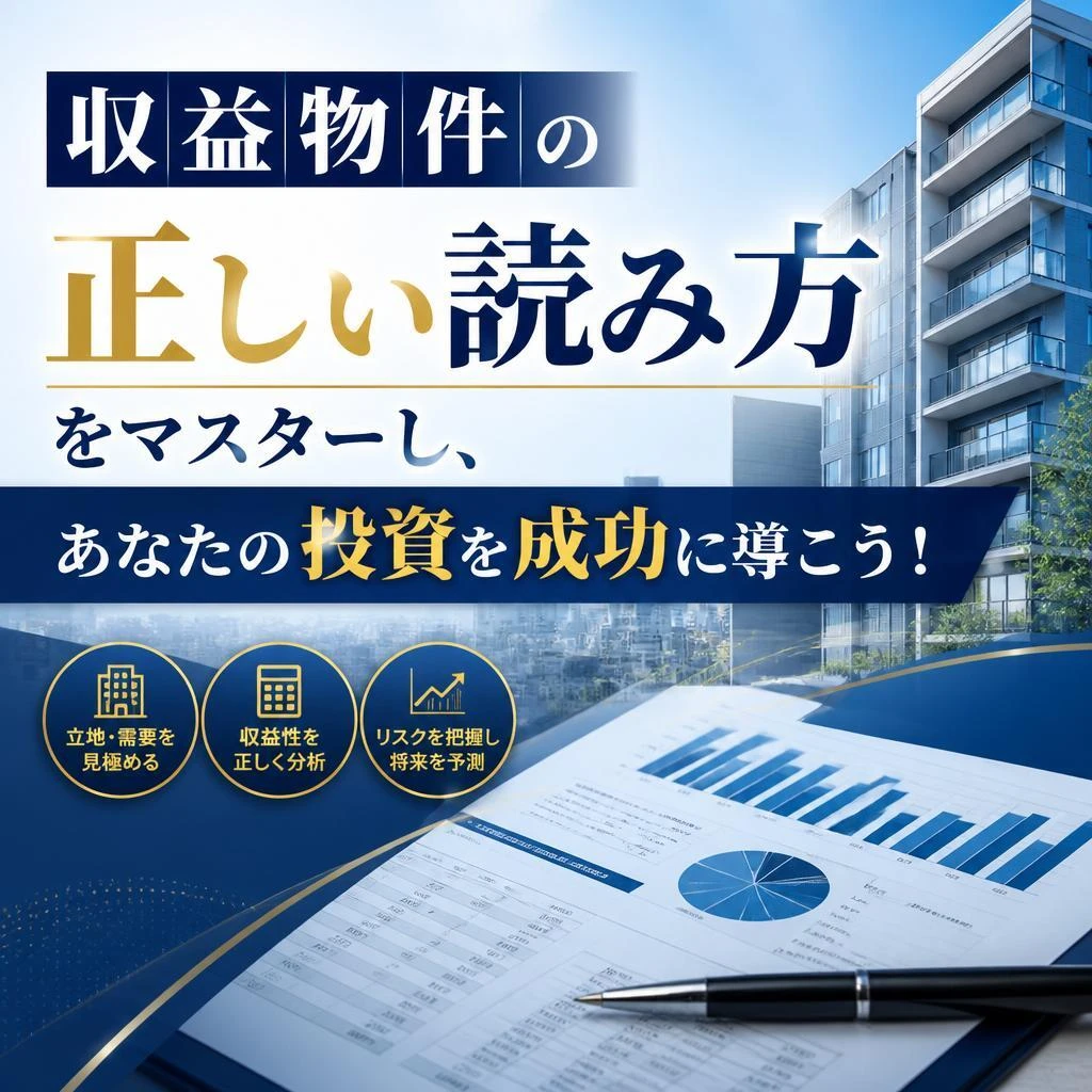 収益物件の「正しい読み方」をマスターし、あなたの投資を成功に導こう！