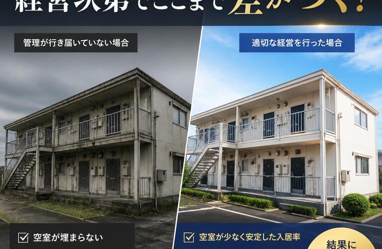 同じ物件でも、経営次第でここまで差がつく！
