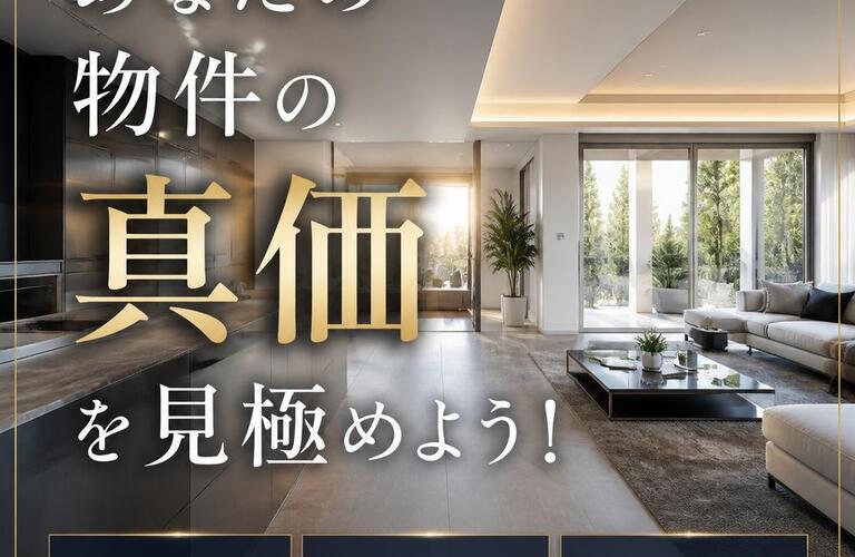 あなたの物件の真価を見極めよう！