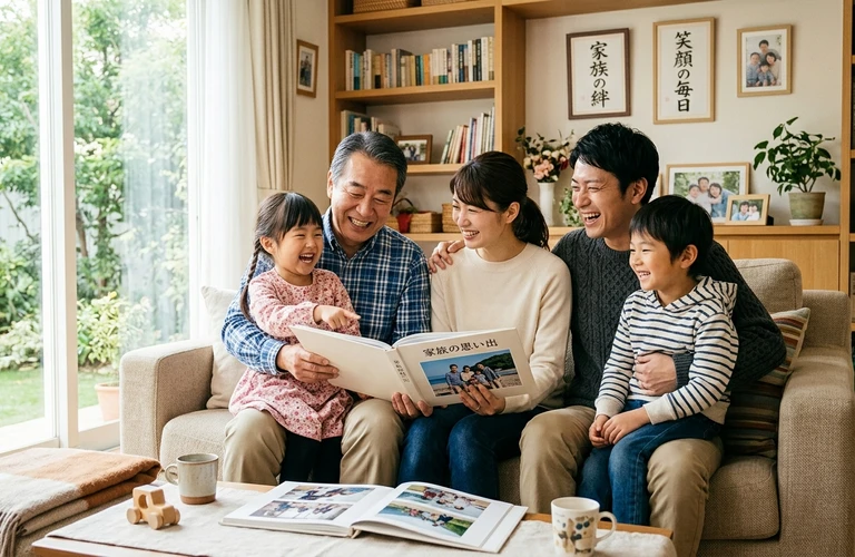 未来のために考え、家族の絆を深める