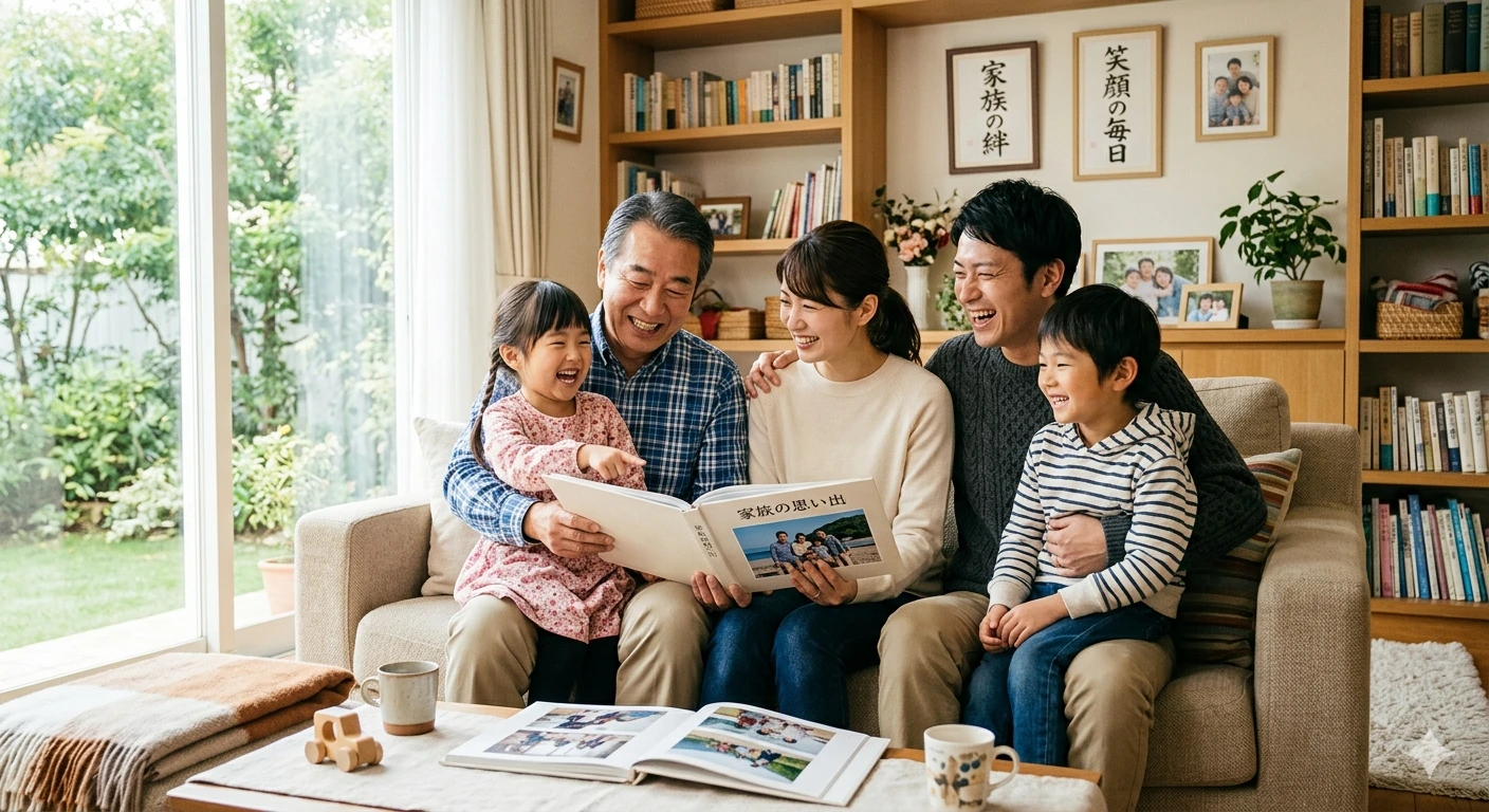 未来のために考え、家族の絆を深める